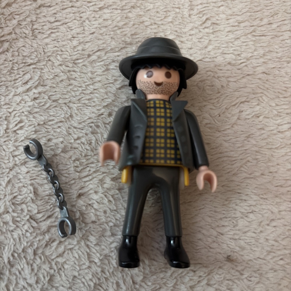 Playmobil Robber Criminal Thief Crook Figure 5891 Geobra 1997 Bandit Burglar
